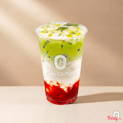 Matcha Latte Dâu