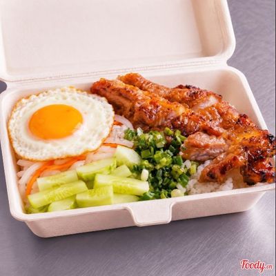 Cơm Tấm Ba Rọi Nướng + Ốp La