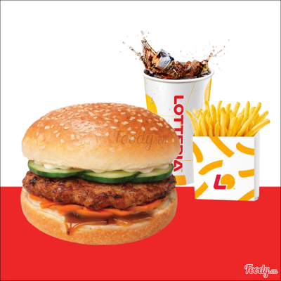 Combo Burger Sườn Sài Gòn