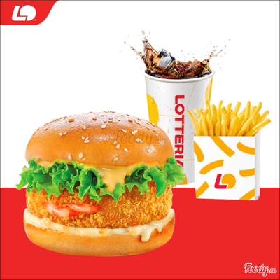 Combo Burger Tôm