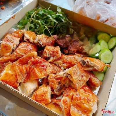 1 Con Gà Nướng Sốt Bản  Đôn ( Tặng  Kèm 1 Chai  pepsi + tẩy đá )