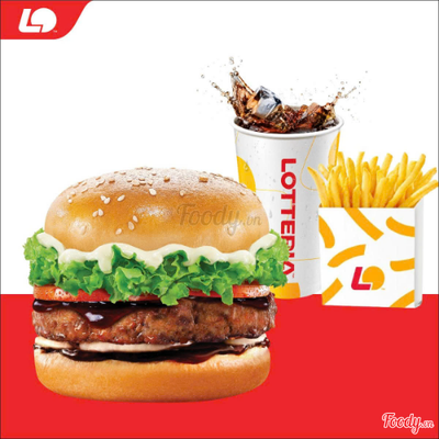 Combo Burger Bò Teriyaki