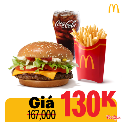 Phần Ăn Burger Bò Hoàng Gia Đặc Biệt