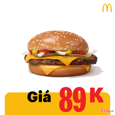Burger Bò Hoàng Gia Phô Mai