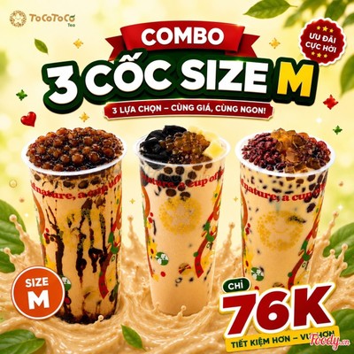 Combo Best Seller - Trà Sữa ToCoToCo size M