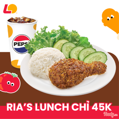 Cơm gà sốt đậu + Pepsi (S)