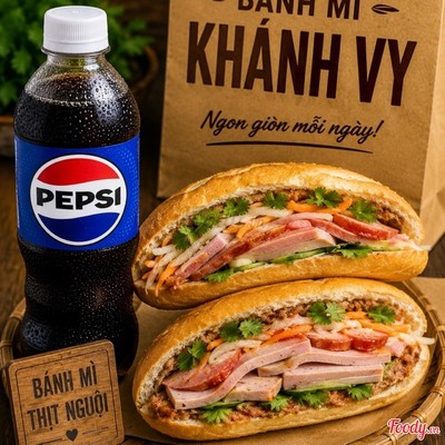 Combo 1 Bánh Mì Pate Thịt Nguội +Pepsi