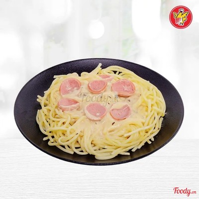Mì Ý Carbonara Xúc Xích
