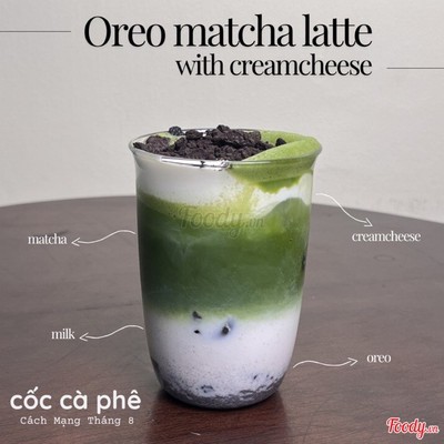 Matcha oreo kem cheese