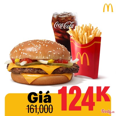 Phần Ăn Burger Bò Hoàng Gia Phô Mai