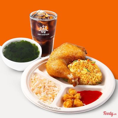 Combo Cơm Chiên Đùi Gà Góc Tư Chiên Giòn