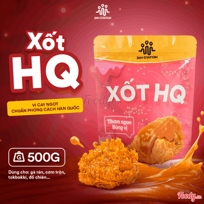 Xốt HQ 24h Station 500g túi zip