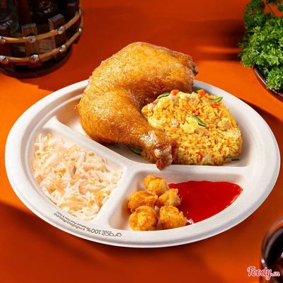 Cơm Chiên Gà Góc Tư Chiên Giòn