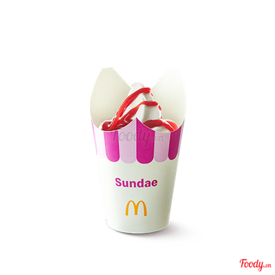 Kem Sundae Dâu