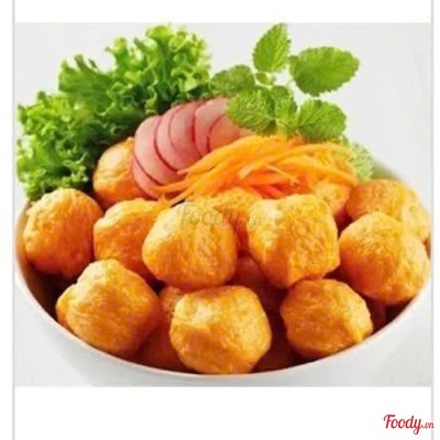 Bò viên chiên sốt chua ngọt