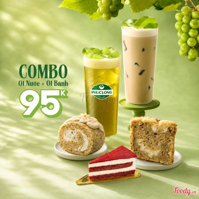 Combo 95k - Bánh + Trà
