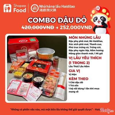 COMBO ĐẬU ĐỎ