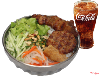 Bún Thịt Nướng Đầy Đủ & Nước