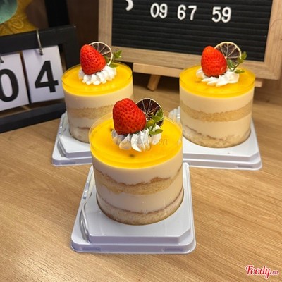 Bánh Mousse chanh leo mini