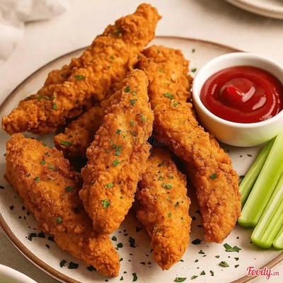 Gà tender sốt BBQ vị Hàn cayyy