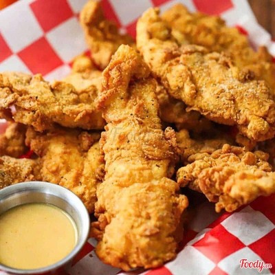 Gà tender sốt phô mai trứng muối