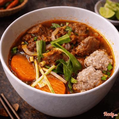 Bò Kho Đặc Biệt Xíu Mại (Nhiều Bò+ 2 Viên Xíu Mại)