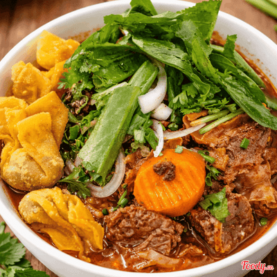 Bò Kho Đặc Biệt Hoành Thánh Chiên (+2 viên hoành thành chiên)