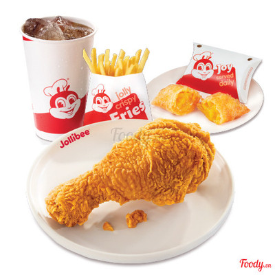 1 Miếng Gà Giòn Vui Vẻ + 1 Khoai tây chiên vừa + 1 Bánh xoài đào + 1 Nước ngọt lớn