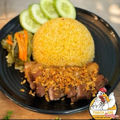 Cơm Ba Rọi Mắm Tỏi