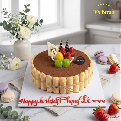 Bánh kem vị cà phê kiểu Ý ổ lớn (Tiramisu C )- 1 cái