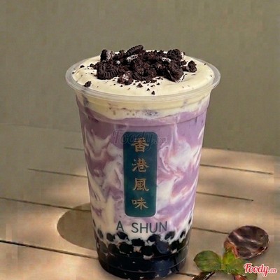 Khoai Môn Trân Châu Đường Đen kem cheese Oreo
