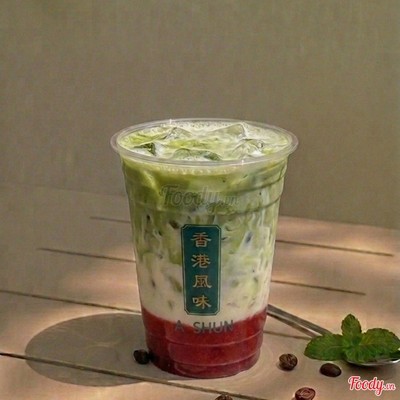 Matcha Latte Dâu