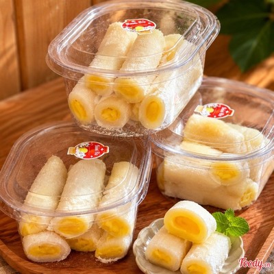 Bánh dẻo trứng muối sợi