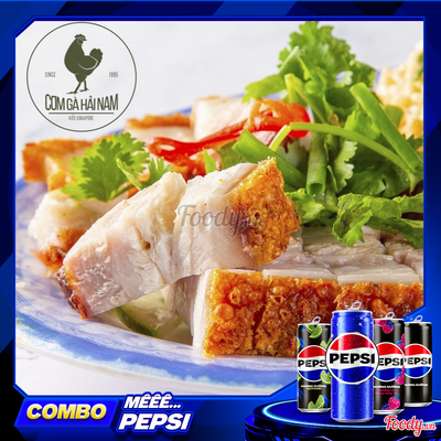 Combo Cơm heo quay + Sting