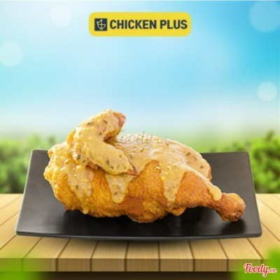 Gà nửa con xốt phô mai cay