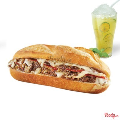 Bánh Mì Bò Phô Mai & Thức uống