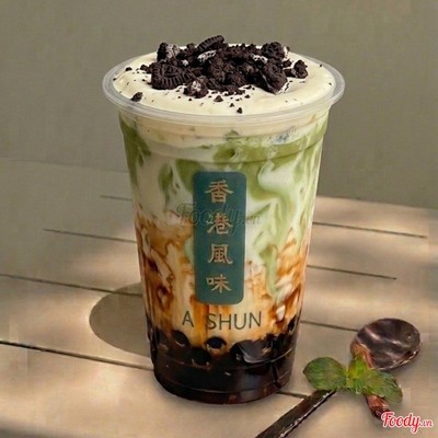 Matcha Trân Châu Đường Đen Kem Cheese Oreo