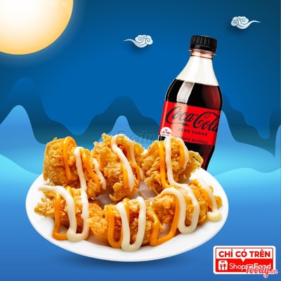 Combo Gà Popcorn sốt phô mai