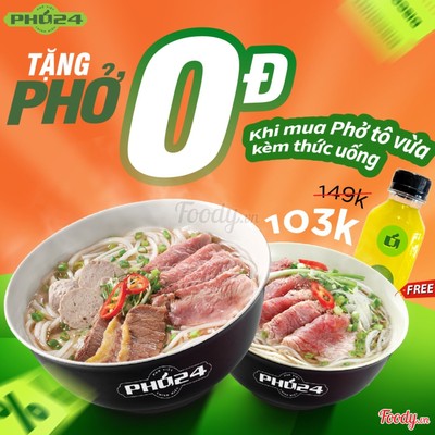 Tặng Phở 0 Đ