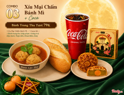 CB03 - Xíu Mại Chấm Bánh Mì & Coca