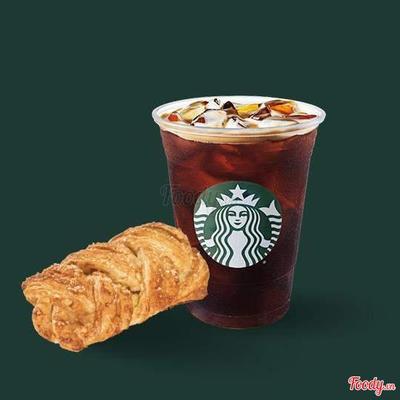Combo Custard Cream Plait & Americano 