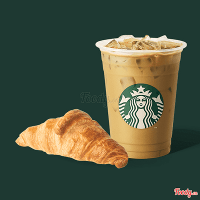 Combo Butter Croissant & Iced Dolce Espresso
