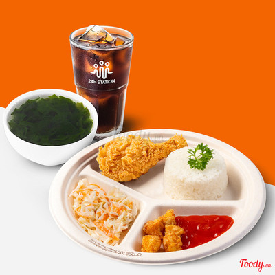 Combo Cơm Đùi Gà Chiên Giòn