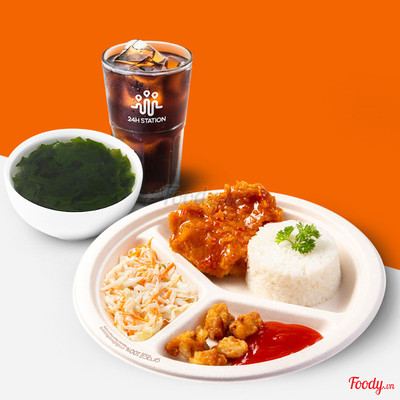 Combo Cơm Gà Không Xương Phủ Xốt