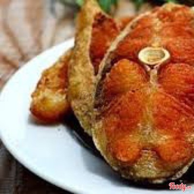 Cá basa muối xã chiên+ cơm +canh