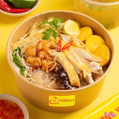 Miến Trộn Gà + Trứng Non