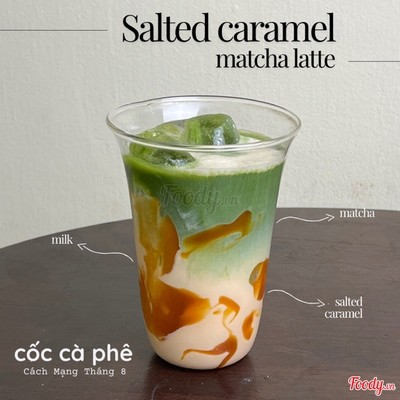 Matcha caramel muối