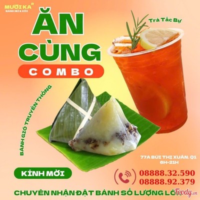 Bánh giò truyền thống TẶNG trà tắc