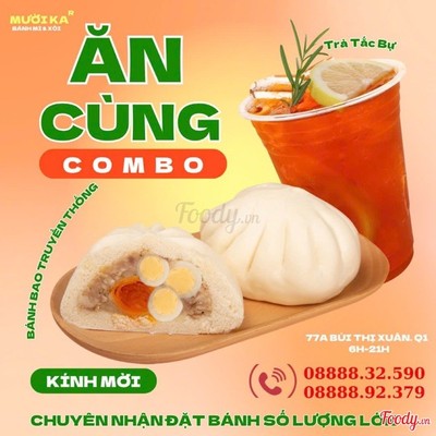 Bánh bao truyền thống TẶNG trà tắc