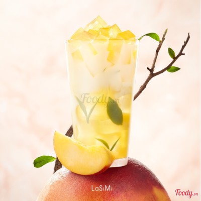 Đào Sữa - Ô Long Đào Sữa Thạch Đào